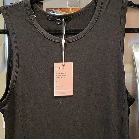 New Quince Tensel Jersey Tank Maxi Dress - Picture 6 of 8